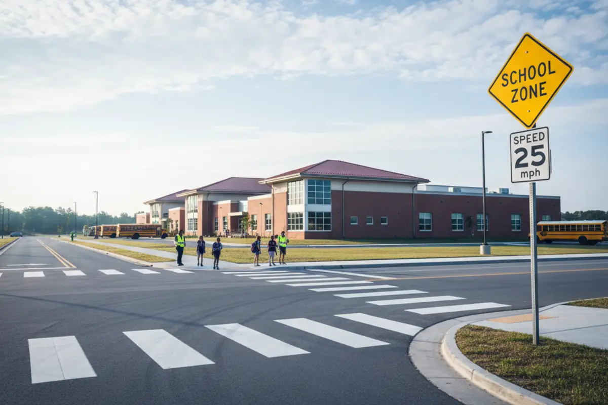 CVC 22352 School Zone Speed