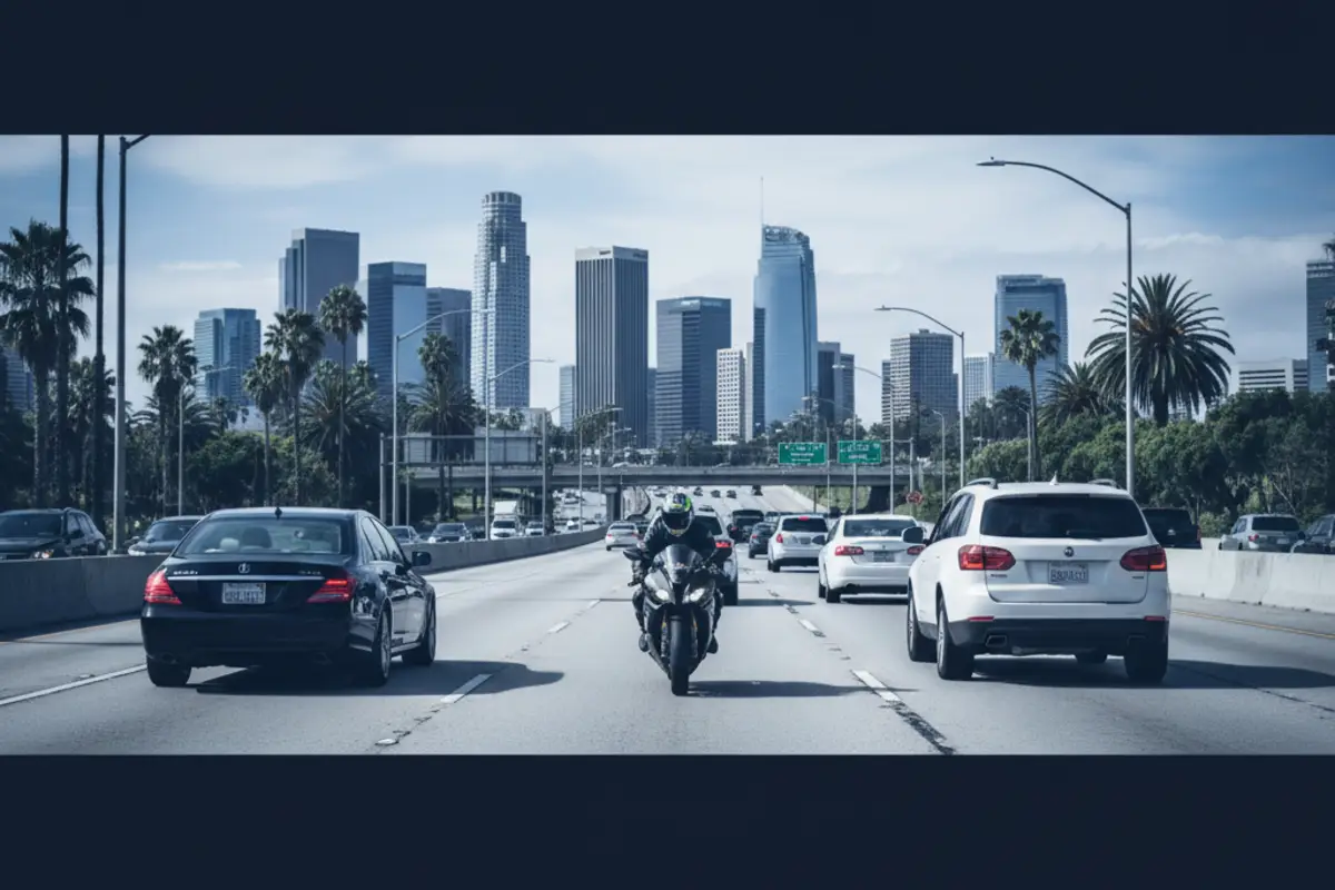 Conduccion entre Carriles California