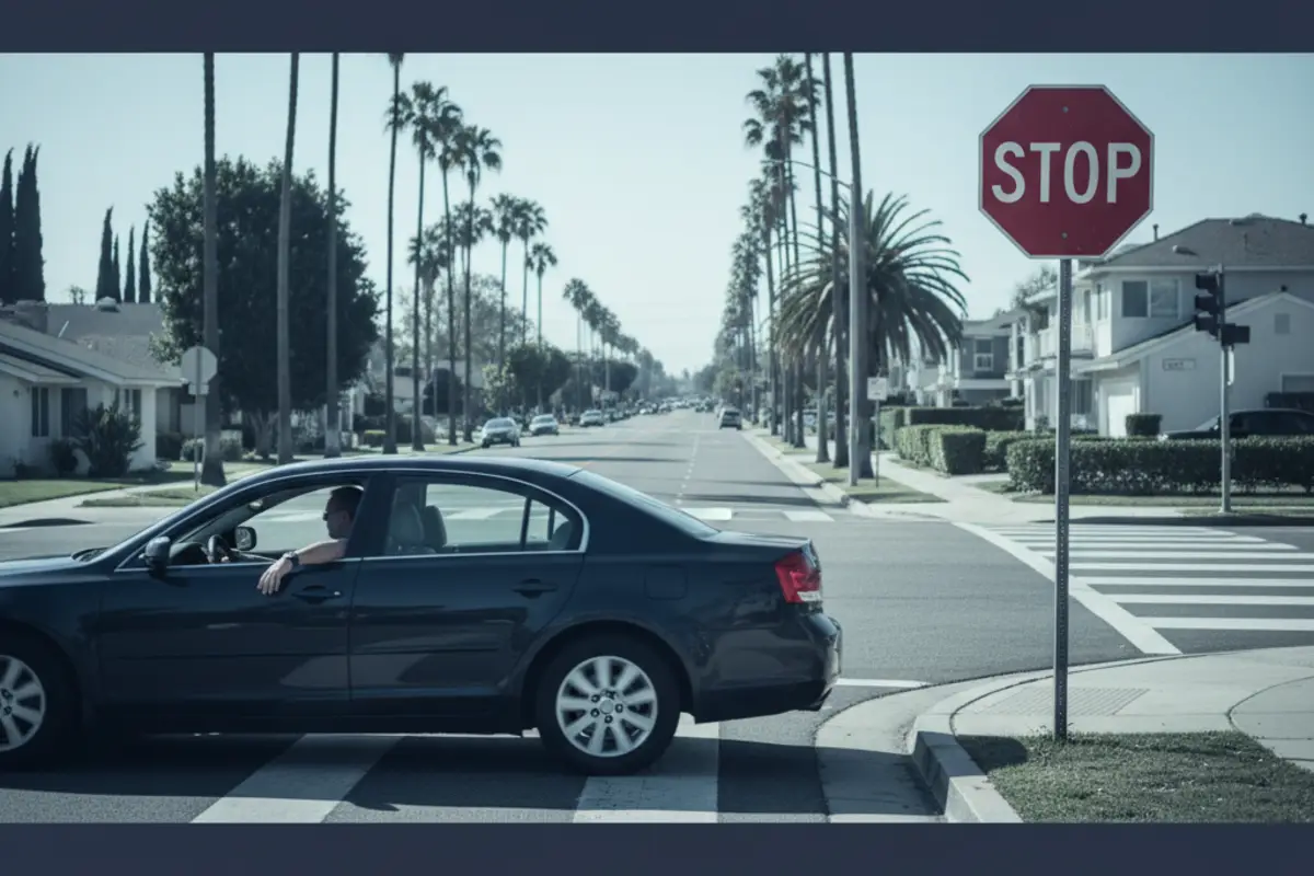 Rolling Stop Ticket California