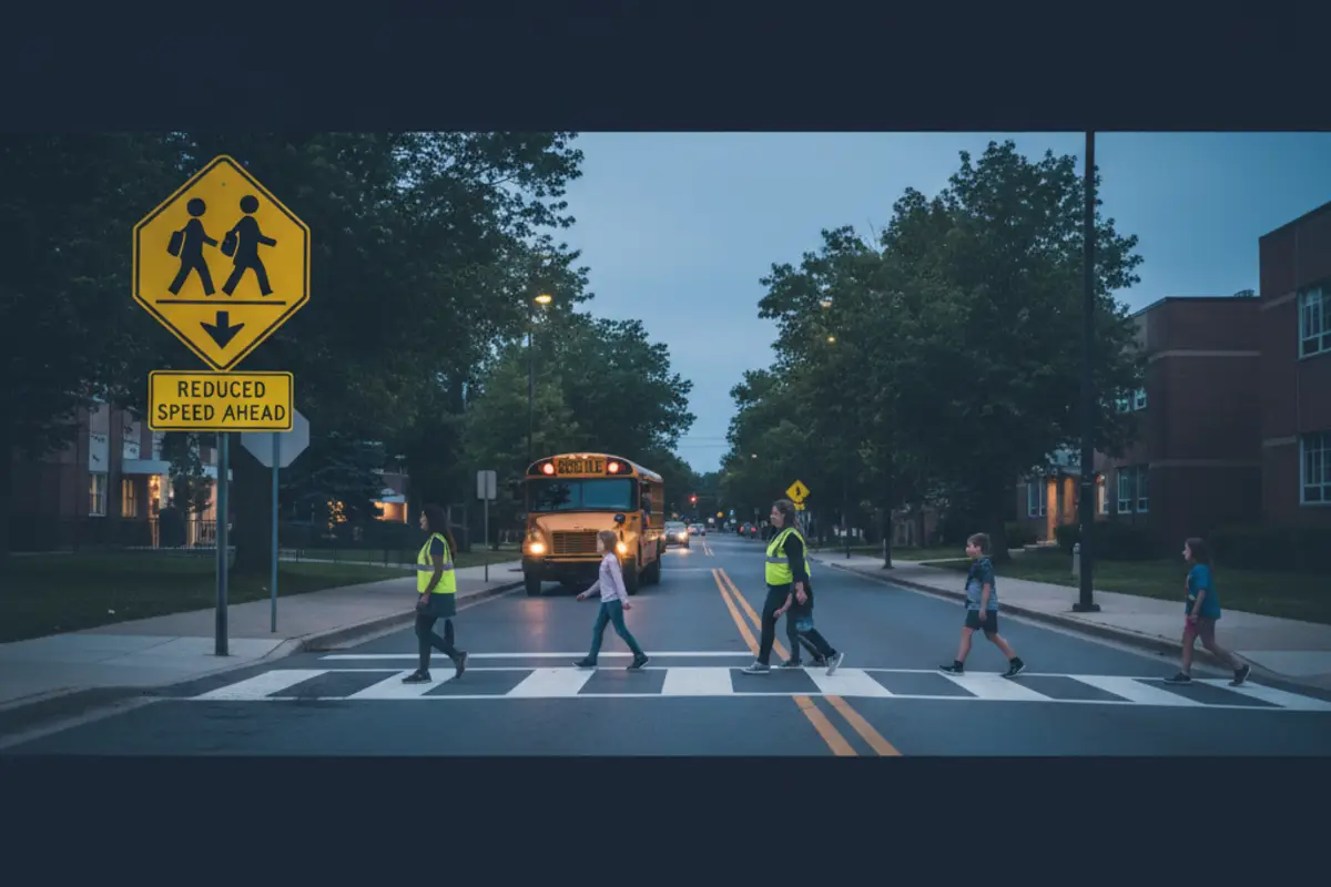 Exceso de Velocidad en Zona Escolar California