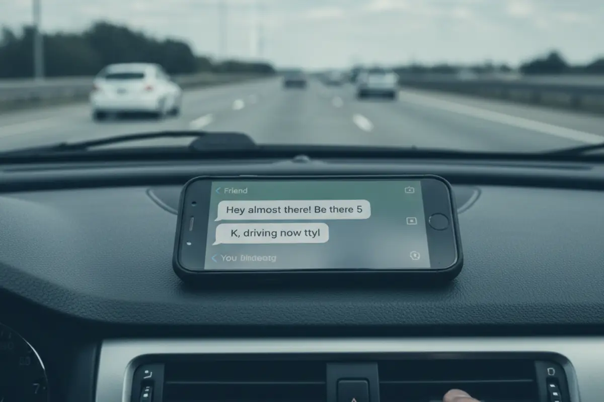 Texting While Driving California