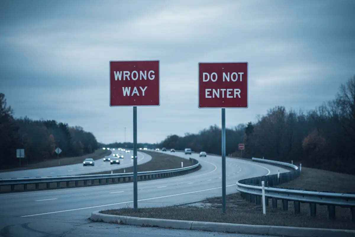 Wrong Way Driving California